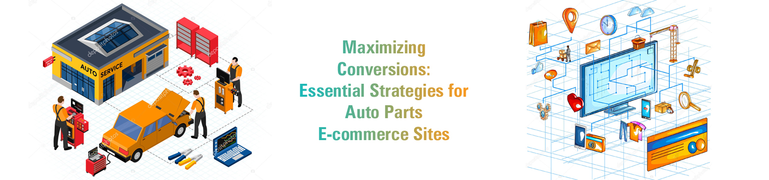 Img : Maximizing Conversions ; Essential Strategies for Auto Parts E-commerce Sites
