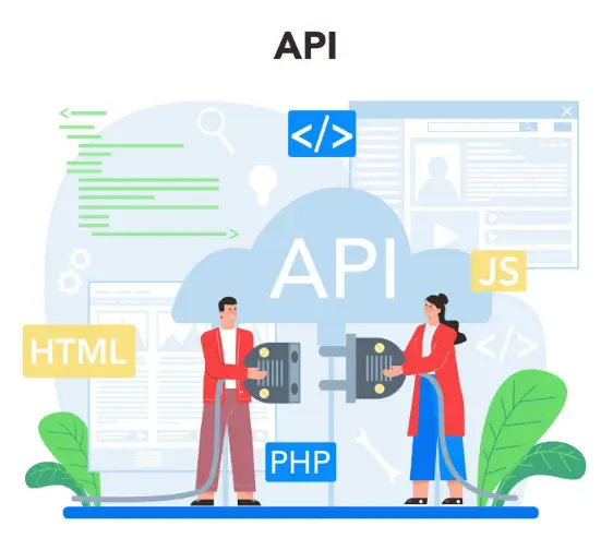 APIs that bridge the frontend and backend