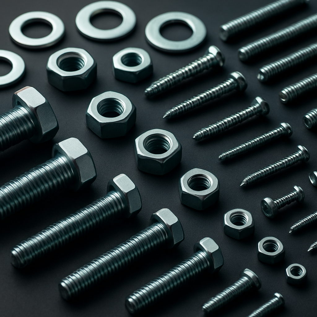Complex fastener products — bolts, nuts, and hardware